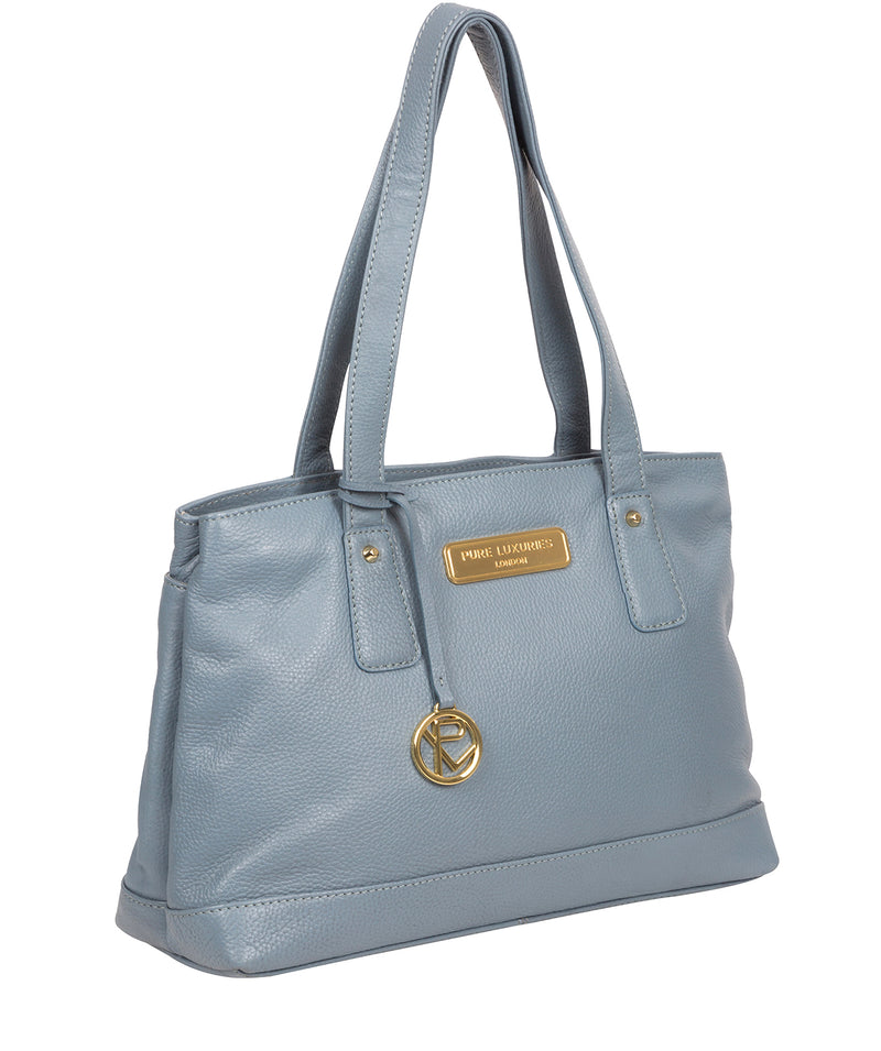 'Kate' Blue Cloud Leather Handbag