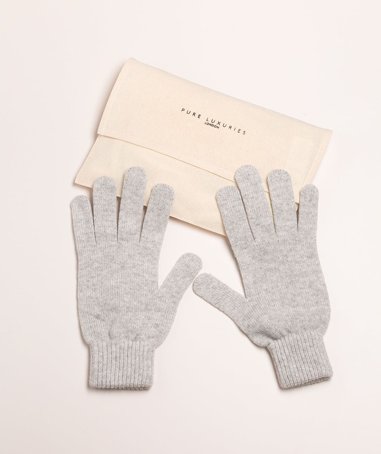 'Caldbeck' Foggy Cashmere & Merino Wool Extra Large Gloves
