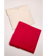 'Eskdale' Chilli Red Cashmere & Merino Wool Poncho