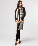 'Scale' Cashmere & Merino Wool Shawl Wrap
