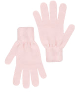 'Windermere' Blush Pink Cashmere & Merino Wool Gloves