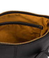 'Louise' Black Leather Cross Body Bag image 7