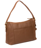 'Betsy' Dark Tan Leather Shoulder Bag image 3