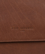 'Idris' Hazelnut Leather Briefcase image 5