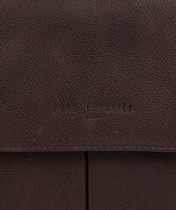 'Logan' Cocoa Leather Work Bag image 5