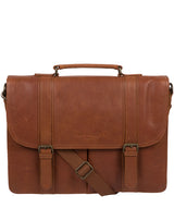 'Logan' Tan Leather Work Bag image 1