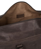 'Blanc' Cocoa Leather Holdall image 4