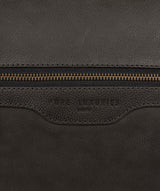 'Snowdon' Ash Black Leather Holdall image 6