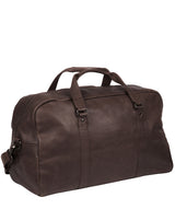 'Snowdon' Cocoa Leather Holdall image 3