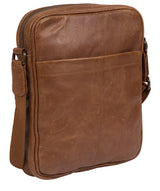 'Capitan' Hazelnut Leather Cross Body Bag image 3