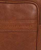 'Capitan' Tan Leather Cross Body Bag image 5