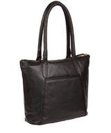 'Arundel' Black & Gold Leather Handbag image 3