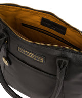 'Arundel' Black & Gold Leather Handbag image 4