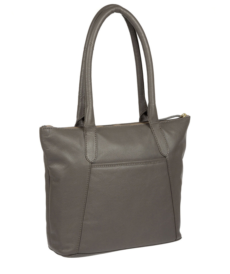 'Arundel' Grey Leather Handbag image 3
