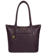 'Arundel' Plum Leather Handbag image 1