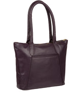'Arundel' Plum Leather Handbag image 3