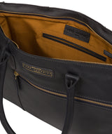 'Bloomsbury' Navy Leather Tote Bag Pure Luxuries London