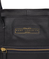 'Bloomsbury' Navy Leather Tote Bag Pure Luxuries London