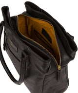 'Goldbourne' Black & Gold Leather Handbag image 4