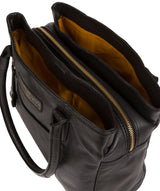 'Goldbourne' Black & Gold Leather Handbag image 5