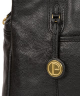 'Goldbourne' Black & Gold Leather Handbag image 6