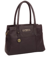 'Goldbourne' Plum Leather Handbag image 5
