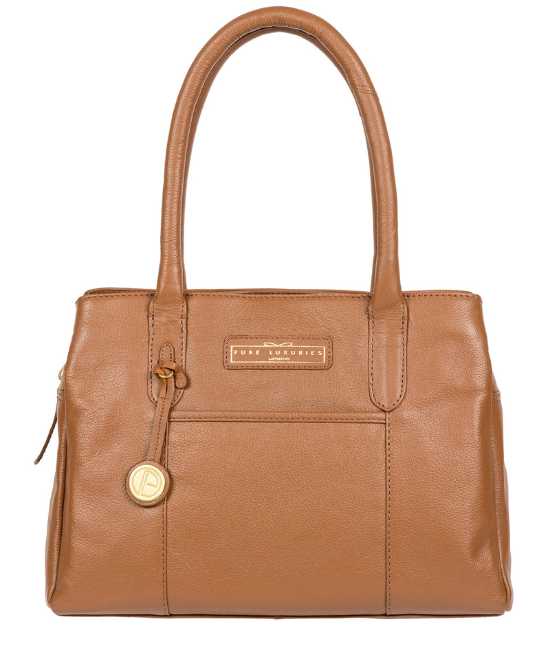 'Goldbourne' Tan Leather Handbag image 1
