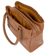 'Goldbourne' Tan Leather Handbag image 5