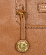 'Goldbourne' Tan Leather Handbag image 6