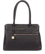 'Regent' Navy Leather Handbag image 1
