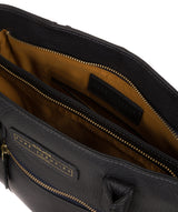 'Regent' Navy Leather Handbag image 4