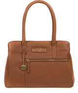 'Regent' Tan Leather Handbag image 1