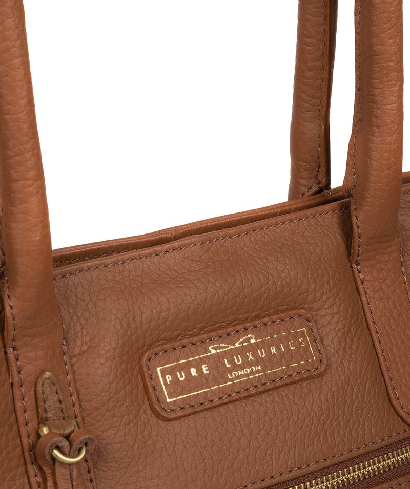 'Regent' Tan Leather Handbag image 6