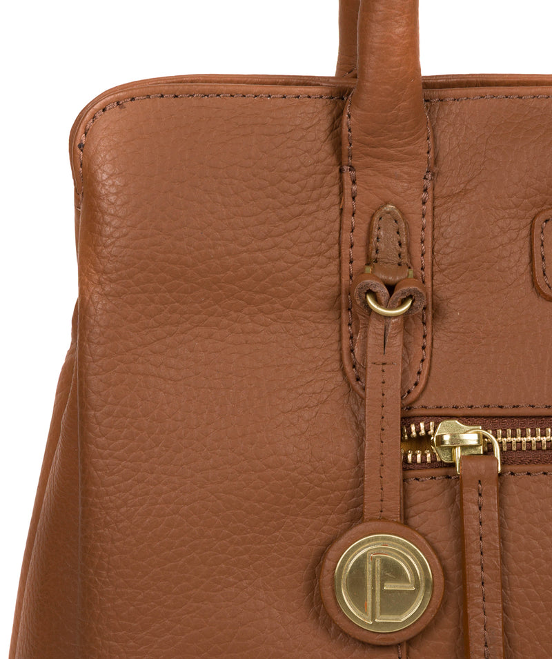 'Regent' Tan Leather Handbag image 7