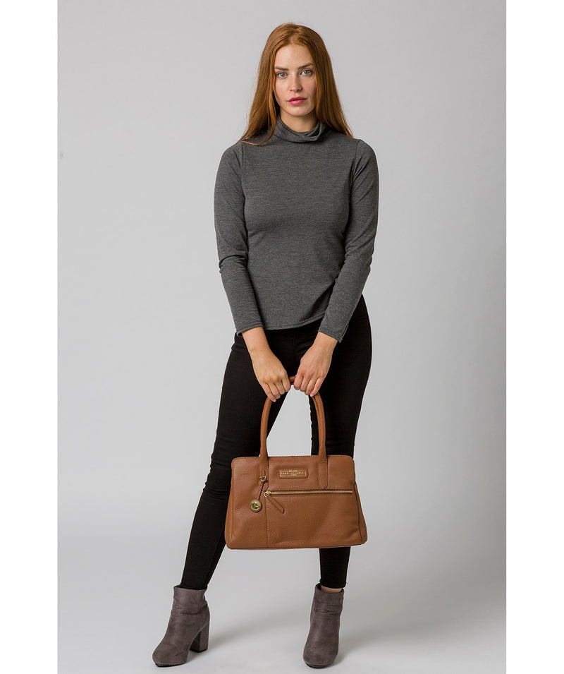 'Regent' Tan Leather Handbag image 2