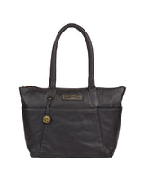 'Holne' Navy Leather Tote Bag