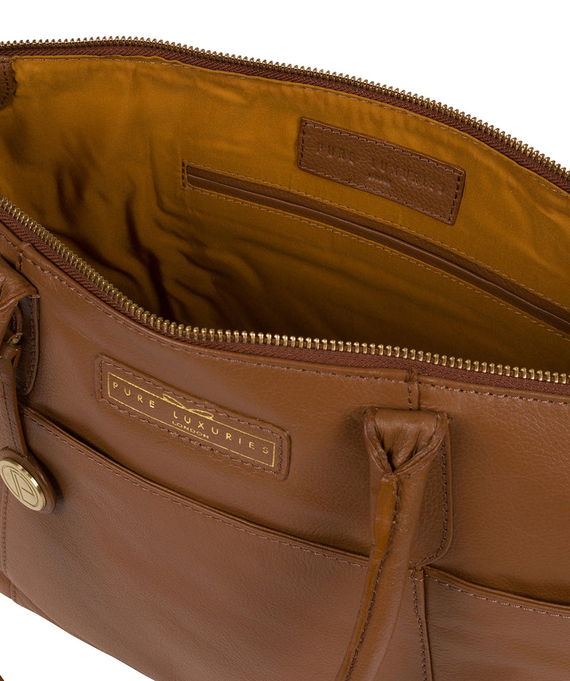 'Holne' Tan Leather Tote Bag image 4