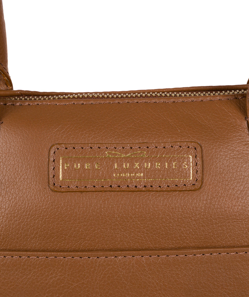 'Holne' Tan Leather Tote Bag image 5