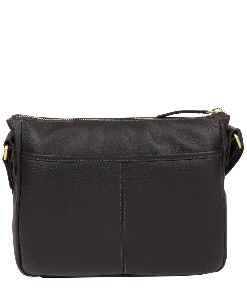 'Colton' Navy Leather Cross Body Bag image 3