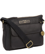 'Colton' Navy Leather Cross Body Bag Pure Luxuries London