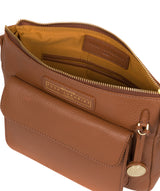 'Colton' Tan Leather Cross Body Bag image 4