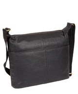 'Hove' Navy Leather Shoulder Bag image 3