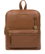 'Corfe' Tan Leather Backpack