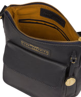 'Mayfield' Navy Leather Cross Body Bag image 5
