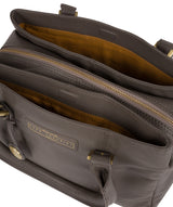 'Avebury' Grey Leather Handbag image 5