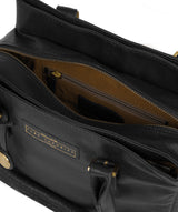 'Avebury' Navy Leather Handbag Pure Luxuries London