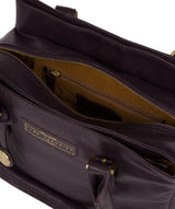 'Avebury' Plum Leather Handbag image 4