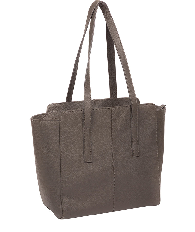 'Bramhall' Grey Leather Handbag image 3