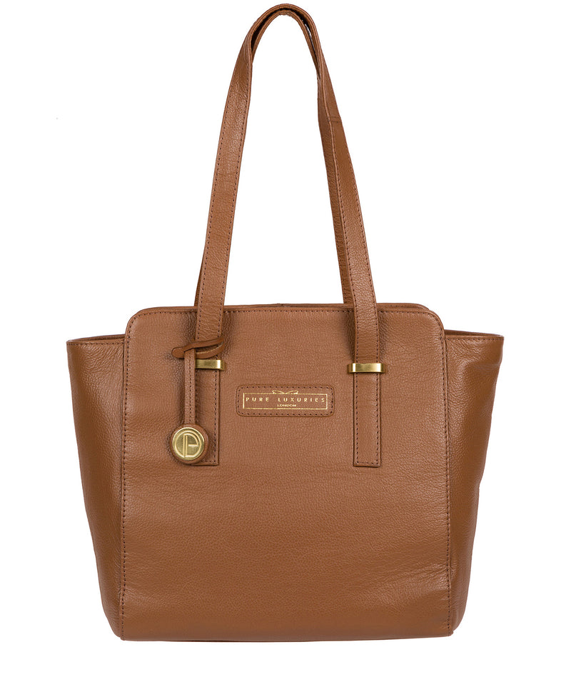 'Bramhall' Tan Leather Handbag image 1