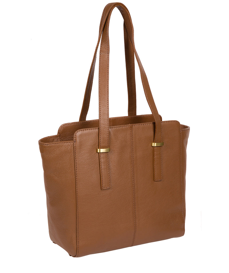 'Bramhall' Tan Leather Handbag image 3